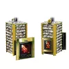 Печь для бани ERMAK 36 Сетка Люкс GOLD: мощность 36 кВт, объем до 38 м³

