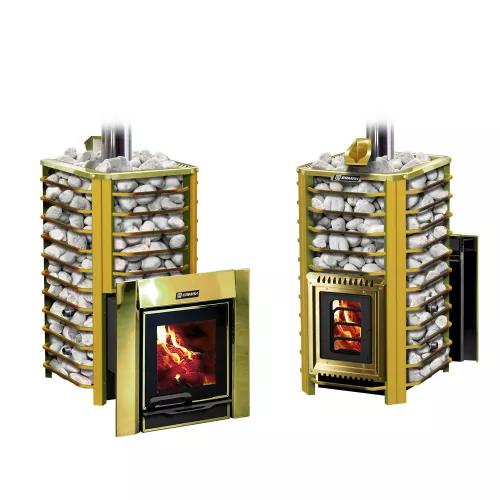 Печь для бани ERMAK 36 Сетка Люкс GOLD: мощность 36 кВт, объем до 38 м³

