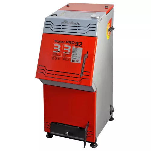 Твердотопливный котел Stoker PRO 32: Эффективное обогревание до 320 м² с длительным горением до 8 часов

